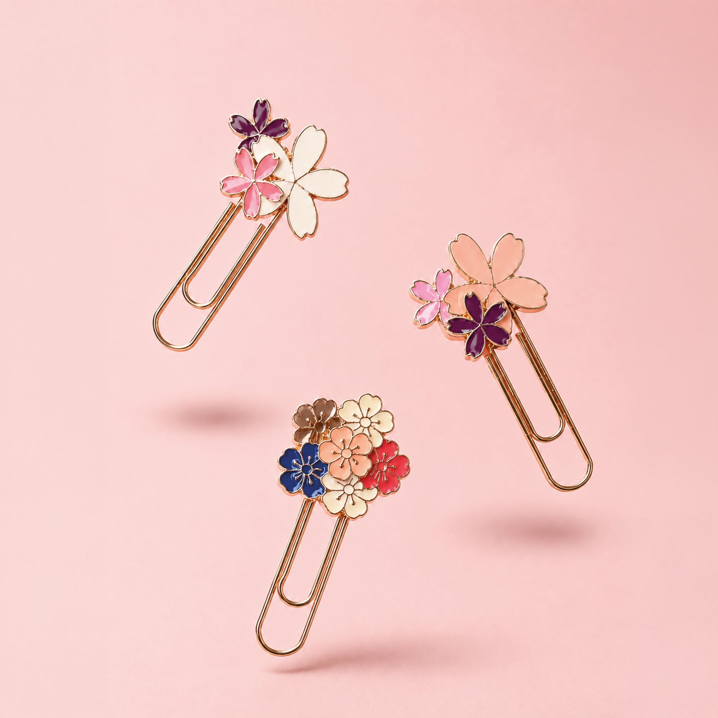 Floral Metal Bookmark