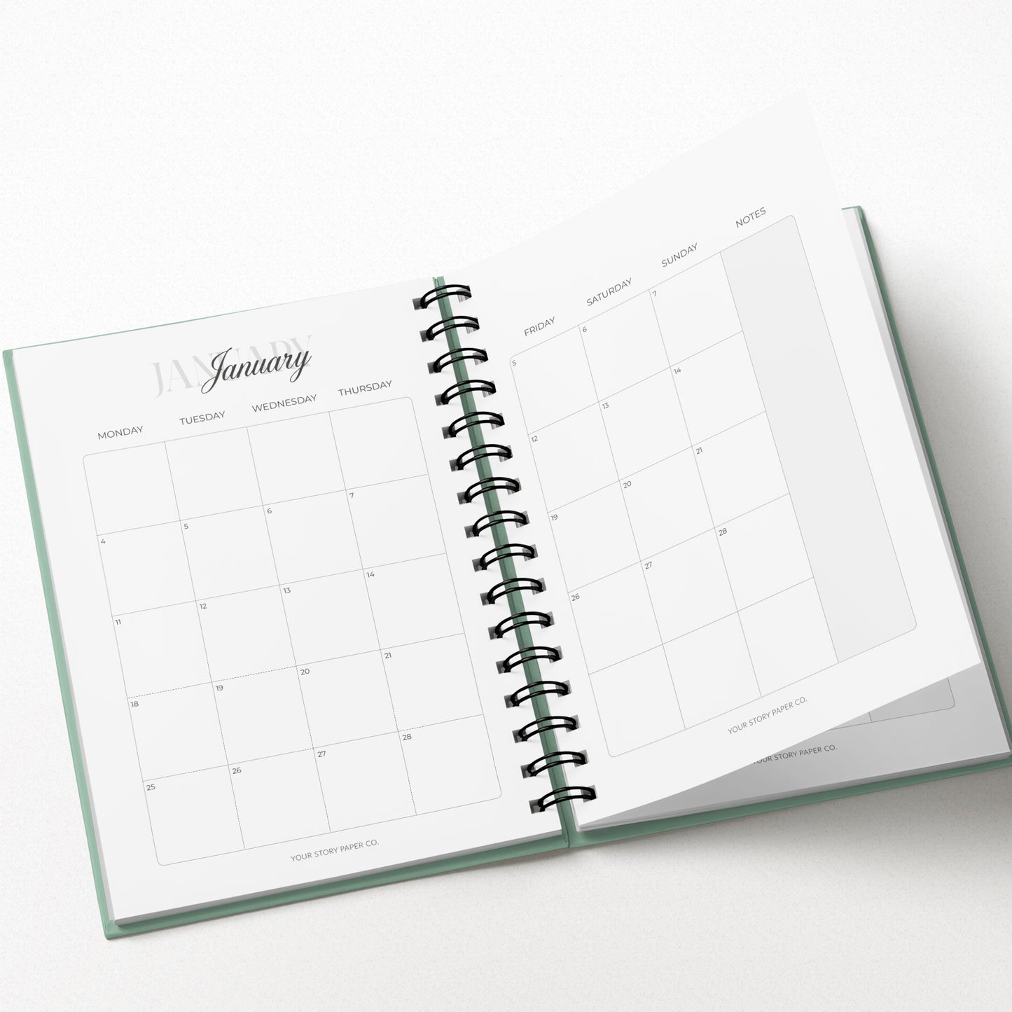 2027 Monthly view