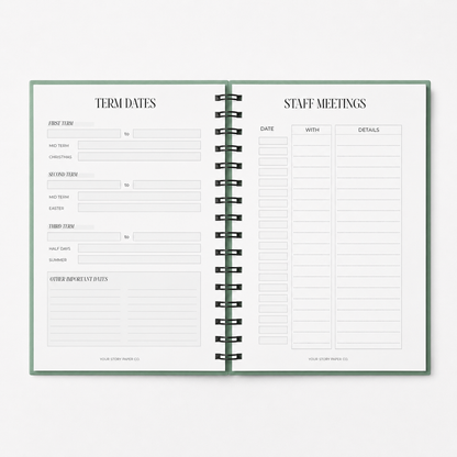 Day Based Educator Layout
